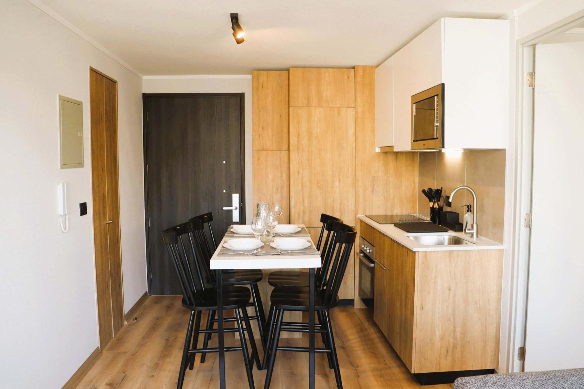 Apartamento Hom I 2d2b En Calle Marin, Aire Acondicionado 3pax Mr609 Santiago de Chile